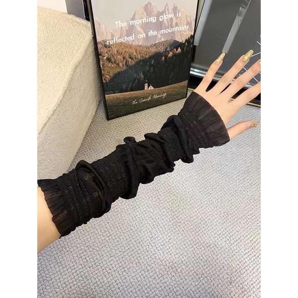 Sunscreen Sleeves Fashion Sunscreen Sleeves Women's Summer Outdoor Gloves Breathable Hand Sleeves Riding Driving Arm Sleeves