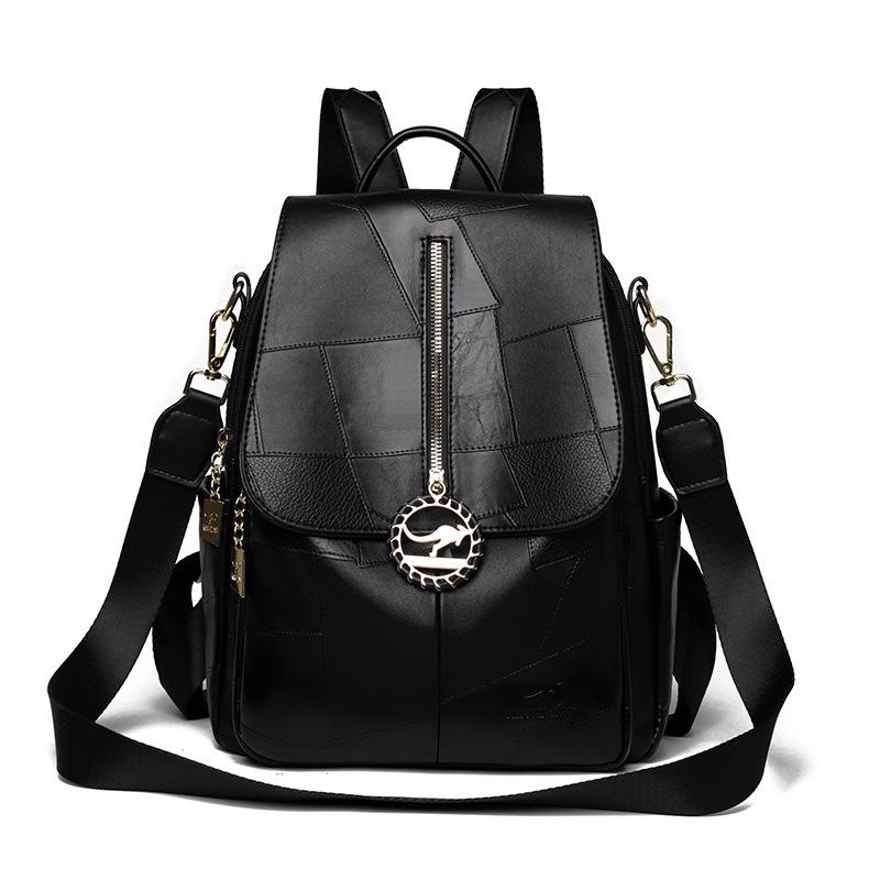 

A Fashionable and Versatile Backpack with A Large Capacity and Trendy Casual Travel Features чорний