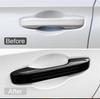 4Pcs Gloss Black Smart Door Handle Cover Trim Set For Honda Civic 11th 2022-2023