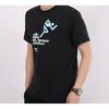 Nike T Shirts Men's Black Crew Neck Moderate Straight Fit (Unisex) T-Shirts CW2854 010