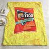 food DDoritoss Throw Warm Soft Flannel Blanket Multiuse for Sofa Bed Camping Travel Nap