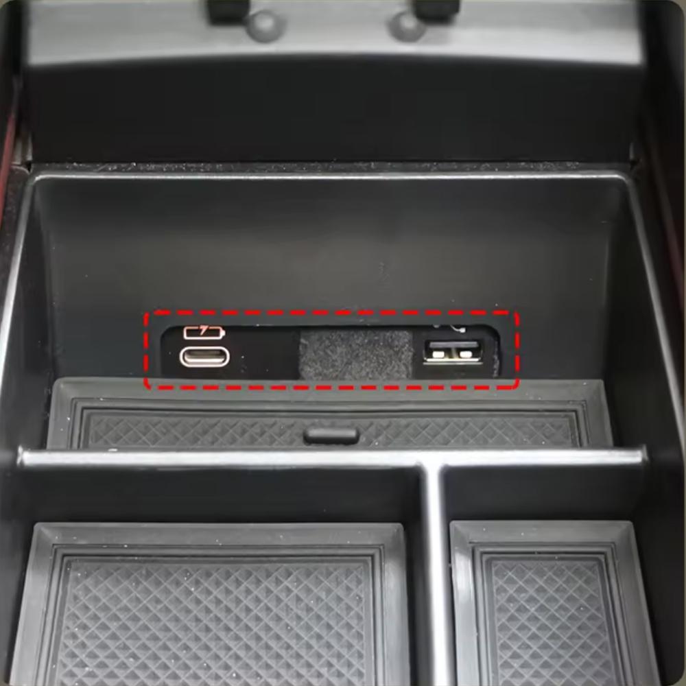 Armrest Storage Box For BMW X5 G05 X6 G06 2020-2026 X7 G07 2019-2026 Car Center Console Organizer Accessories