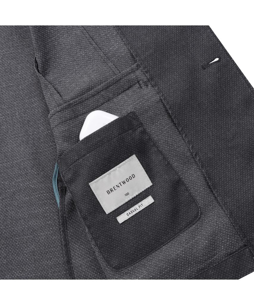 Brentwood Solid Linen Blend Pigment Washed Jacket Brjcm25531Gyd