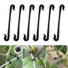50pcs/bag Vegetable Grafting Fixed Lashing Vines Fastener Tied Clips Buckle Greenhouse Flowers Plants Fixed Hooks Garden Tools