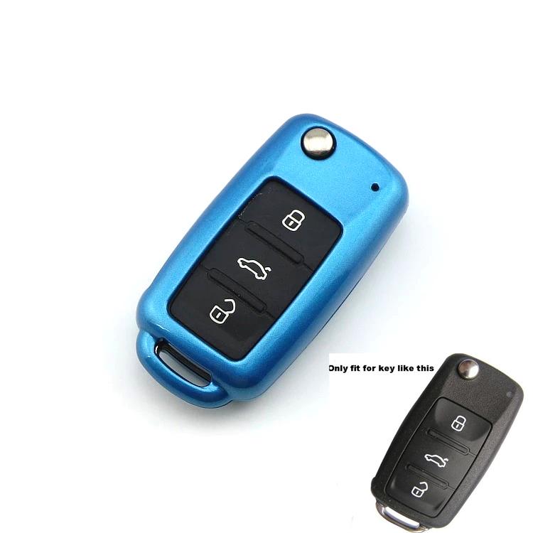 

Чехол для ключа автомобиля из АБС-пластика для Volkswagen VW Polo Passat B5 Golf4 5 6 Jetta Tiguan Golf CrossFox Plus Eos Scirocco