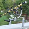 Fishing Rod Light 2 Gear Brightness Adjustable Bridge Raft Light Rechargeable Raft Fishing Light Rod Tip Fishing Light