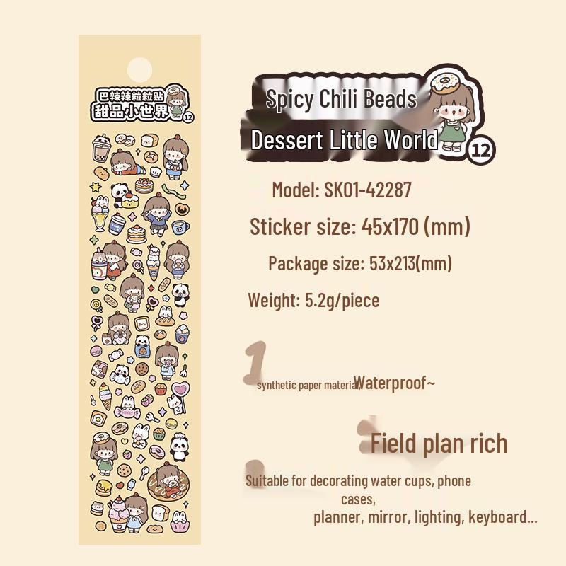 Muzili Deco Dot Stickers - Little Nose Ga - M5 Journal Decoration