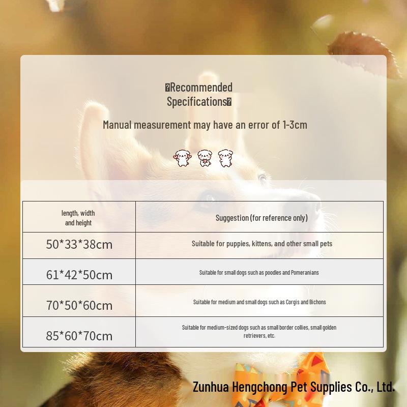 Jaula Plegable para Mascotas con WC para Perros y Gatos Pequeños/Medianos