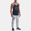 Under Armour Project Rock Blended Loose Fit Tank Top Men Tops Dark-Blue 1370484-408