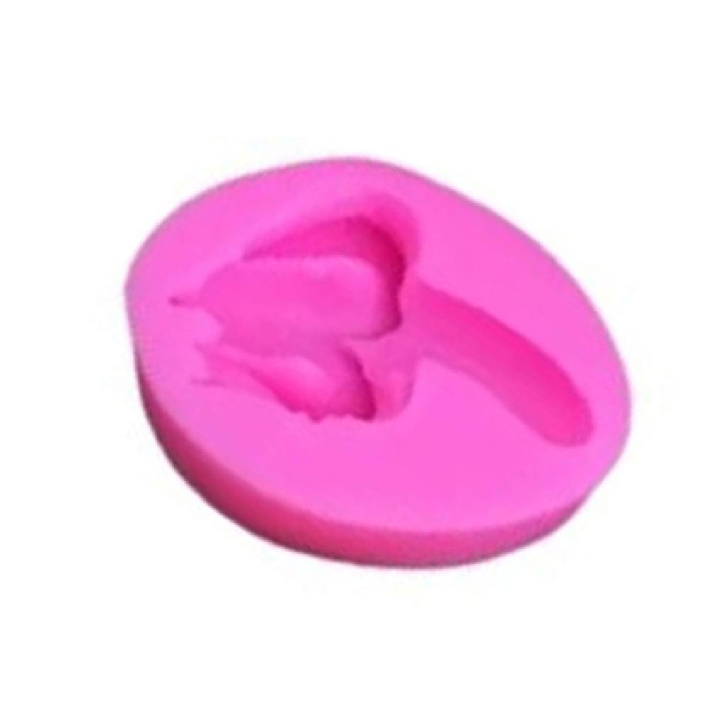 3D Forma na silikon ve tvaru banánu DIY Forma na pečení dortů a pečiva Nástroj na zdobení dortů pro výrobu čokoládové fondánové dekorace