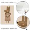Nordic Retro Poster And Prints Wall Pictures Baby Kids Room Decor Cartoon Rabbit Fox Mouse Goose Duck Wall Art Canvas Painting