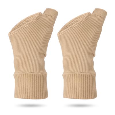 Support de Poignet Pouce Compression Sport Main Poignet Attelle Manchon pour Arthrite Tendinite Couleur Peau S 5.9 X 2.6in