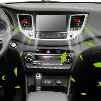 Car Air Freshener Clip Air Outlet Aromatherapy Clip Perfume Clip Diamond Red Lips Clips Perfume Auto Interior Accessories