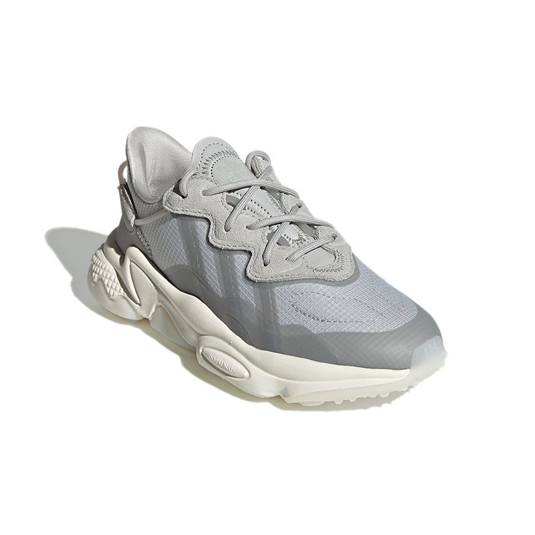 Adidas Originals Ozweego J Comfortable Durable Low-Top Sports Casual Shoes Kids Sneaker Gray H04130