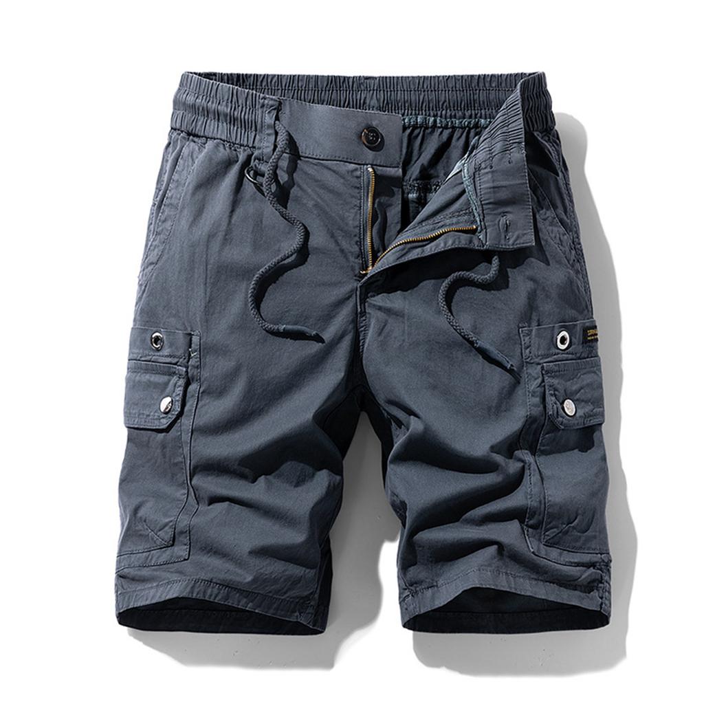 Pánské ležérní barvy Outdoors Pocket Beach Work Kalhoty Cargo Shorts Kalhoty