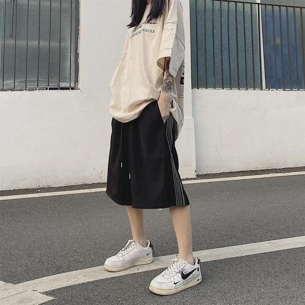 Women's Striped Wide-Leg Casual Summer Shorts