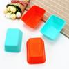 10pcs Silicone Cake  Mold, High Temperature Resistant Rectangular Small Loaf Pan, Toast Muffin