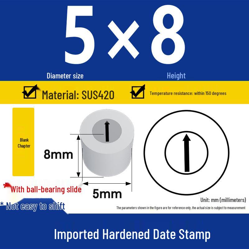 Adjustable Injection Mold Date Stamp