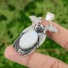 Thanks Giving Day Deal Rainbow Moonstone Stone 925 Silver Bezel Wife New Pendant