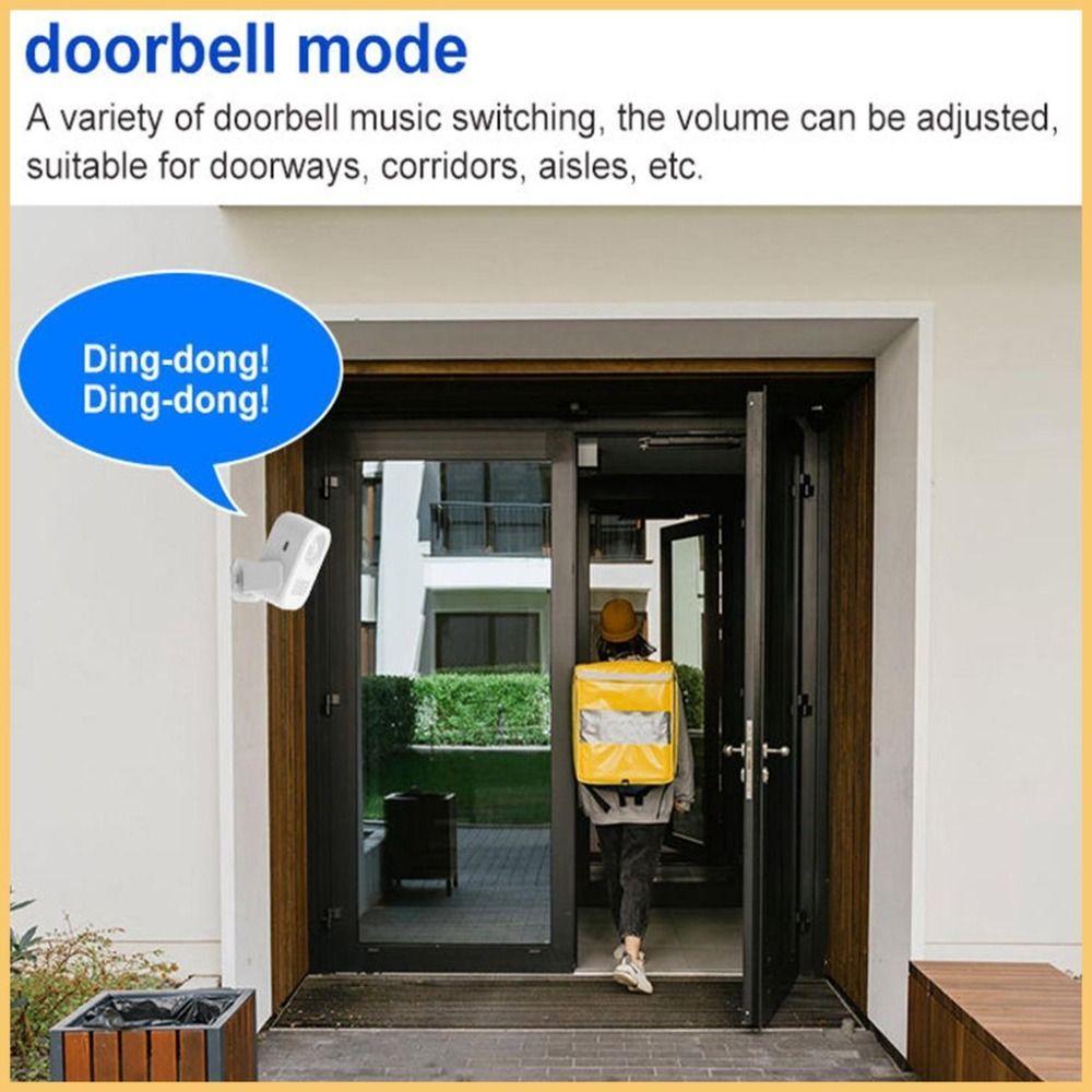 Infrared Motion Sensor Smart Voice-Activated Doorbell Welcome Device  Store Office Hotel