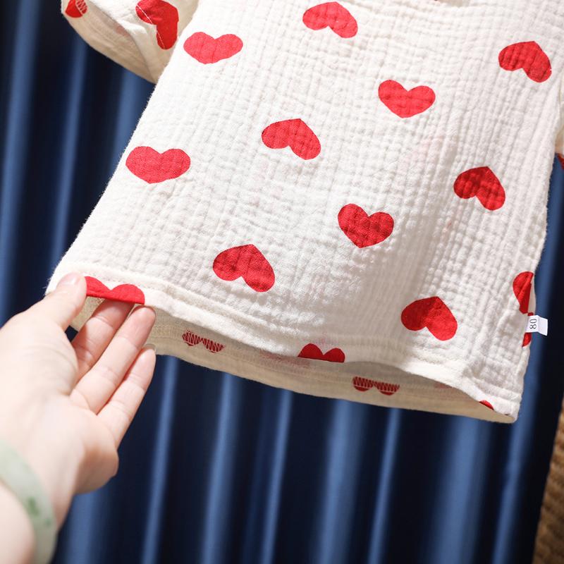 Baby Girl Clothes Set Summer Kids Outfits Infant Girls Sets Toddler Clothing Cotton Homewear Pajama Suits Kids Clothes