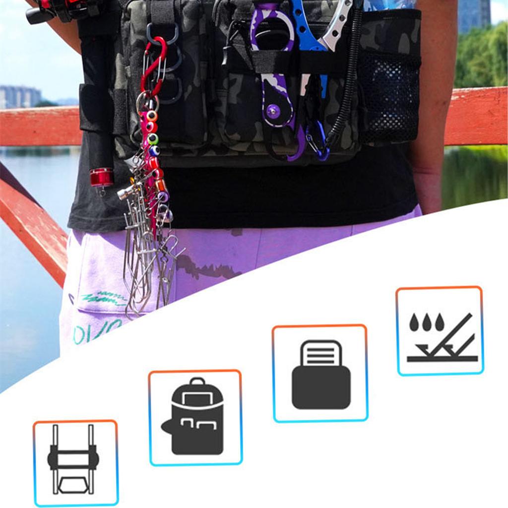 Fishing Tackle Waist Pack With Adjustable Waist Strap, Portable Multi-function Fanny Fishing Storage Pack, For Outdoor Freshwater Fly Fishing Bag