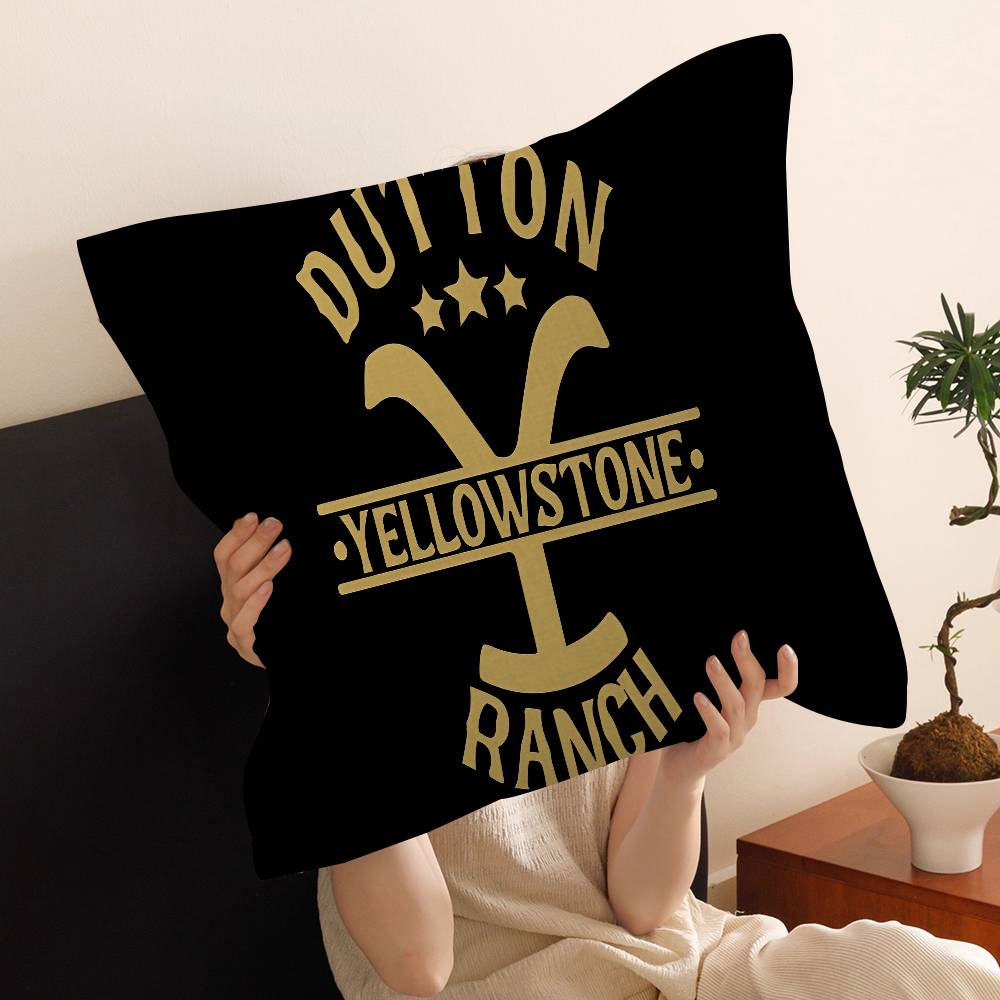 Y-Yellowstone D-Dutton R-Ranch Maple Design Cushion Cover Happy Autumn Harvest decor Holiday Decorati Pillow Cover