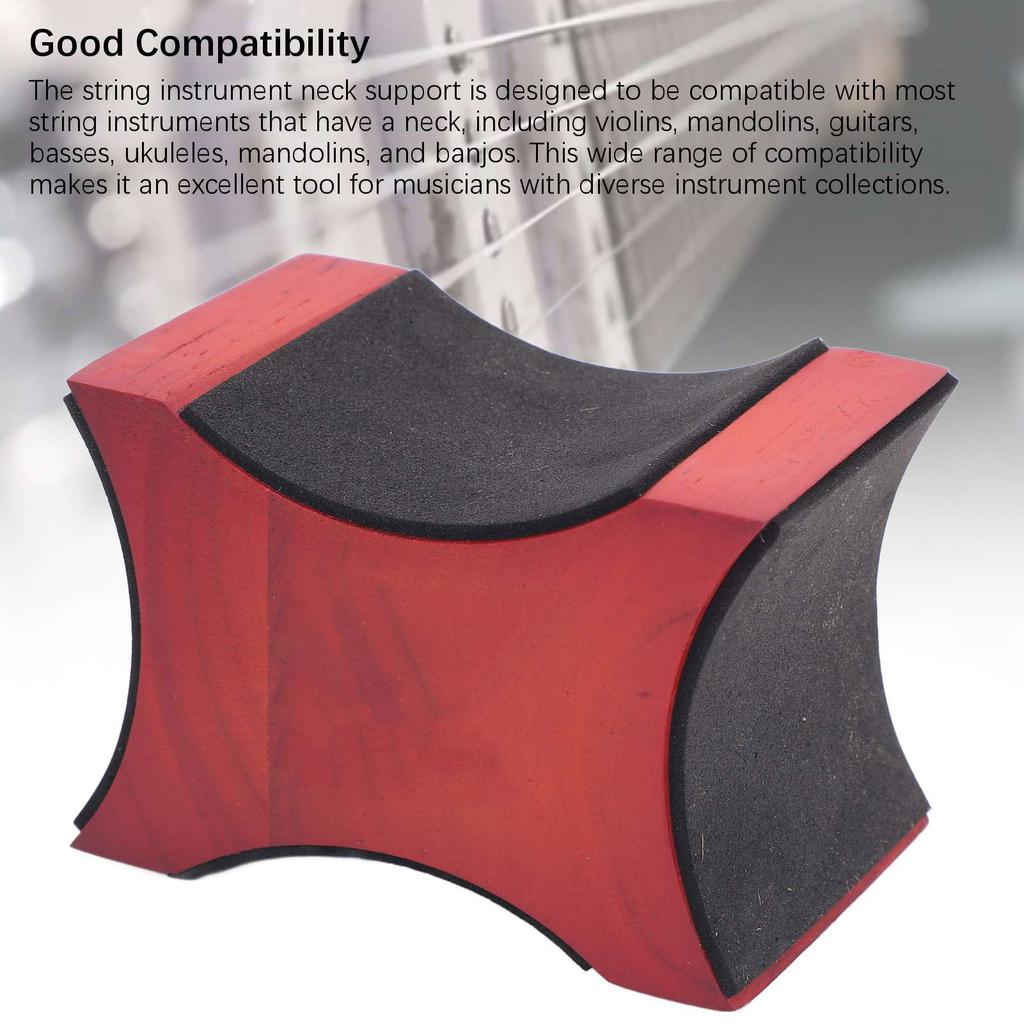 Guitar Neck Support Pillow Maple Wood Multifunctional Guitar Neck Cradle Support Pillow