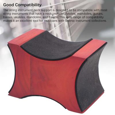 Guitar Neck Support Pillow Maple Wood Multifunctional Guitar Neck Cradle Support Pillow
