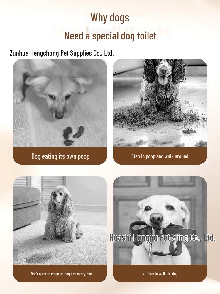 Dog Urinal Tray: Easy-Clean, Anti-Slip Litter Box for Small To Large Dogs