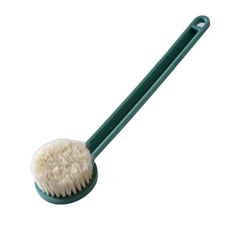Long Handle Bath Brush Exfoliating Scrubber Body Scrub Back Massage Brush Shower Brush Sponge Exfoliator Cleaning Bathing Tools
