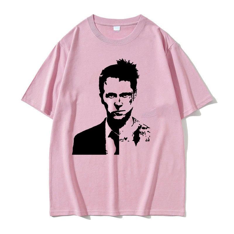 

Retro Fight Club Print Pattern Tshirt for Unisex Summer Casual Tshirt Streetwear Suitable for Both Unisex and Women 4XL