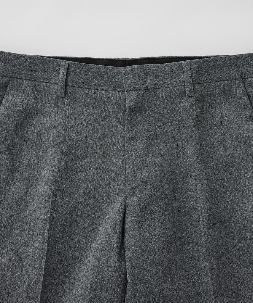 STCO Extra Fine Wool 31% Solid Summer Suit Pants_Grey (Classic Fit)_Sslxb64Csg