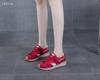 Leather Soft-soled Forrest Gump Shoes Women's Spring and Summer New Red Retro Moral Training Shoes Niche Thin Fashion Sports and Leisure Shoes