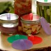 5Pcs Silicone Fermenting Lid with Steel Ring Waterless Airlock Vegetable Fermentation Wide Mouth Jar Sealed Cover Kitchen Supplies
