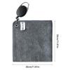 Portable Microfiber Golf Towel with Retractable Hook Absorbent Golf Wipe Cloth Quick Drying Golf Cleaner Golf Supplies