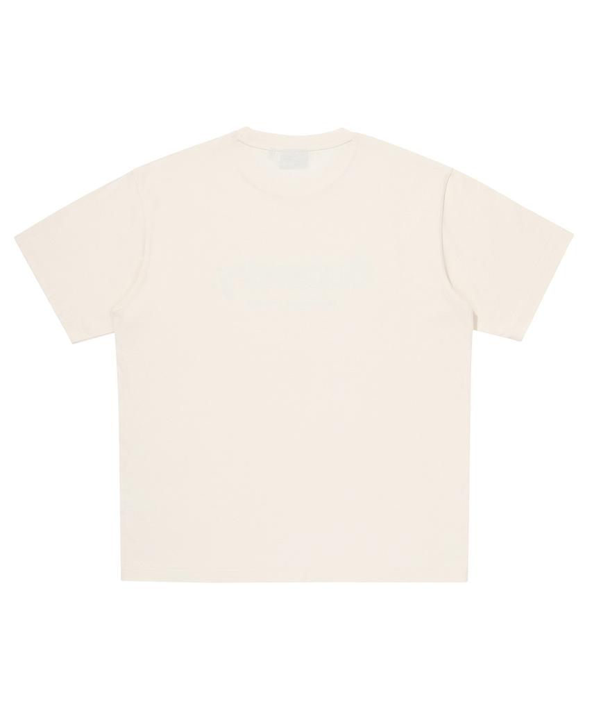 Syupeodeulai Core Mono Logo T-Shirt Cream