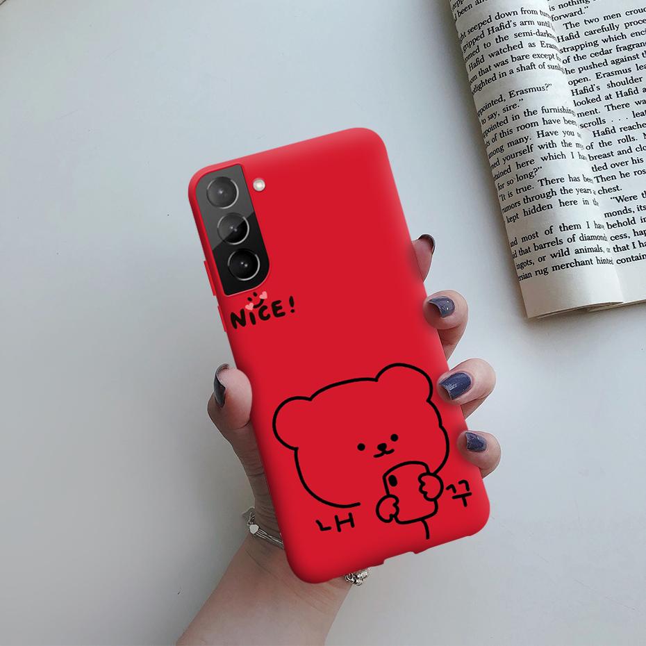 For Samsung Galaxy S21 Plus Ultra 5G Case Cute Painted Silicone Soft Protective Phone Cover for Samsung S 21 S21 plus ultra Case