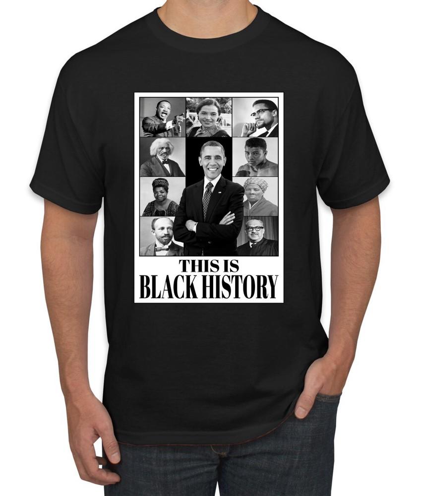 Это Черная История Афроамериканские Исторические Лидеры Мужская Футболка Унисекс Футболка XXL