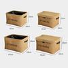 Space Saving Cube Linen Storage Basket with Handle Foldable Storage Case Sort Organize Basket Household Organization
