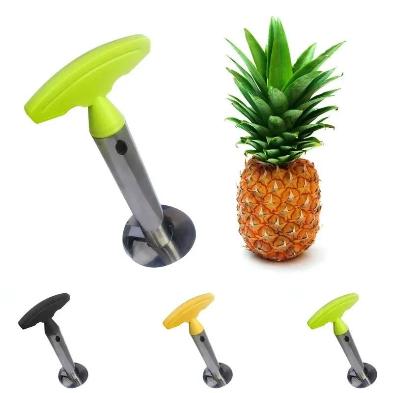 2024 Stainless Steel Pineapple Corer Peeler Cutter Easy Fruit Parer Cutting Tool Home Kitchen Western Restaurant Accessories 3 Colors