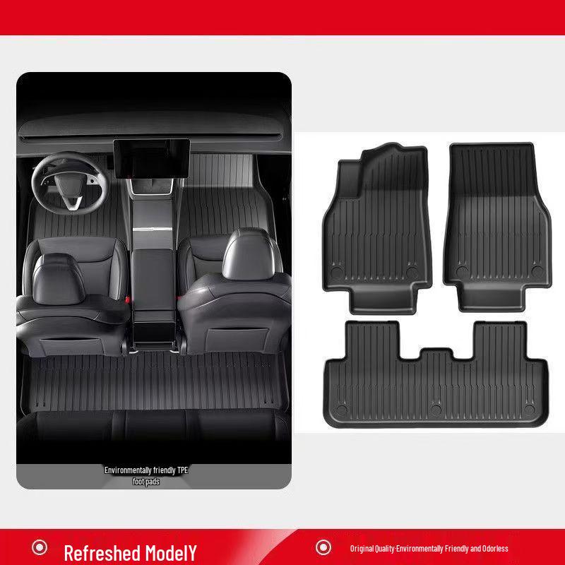 High-End TPE Floor Mats for Tesla Model Y/3 – Custom Car Accessories