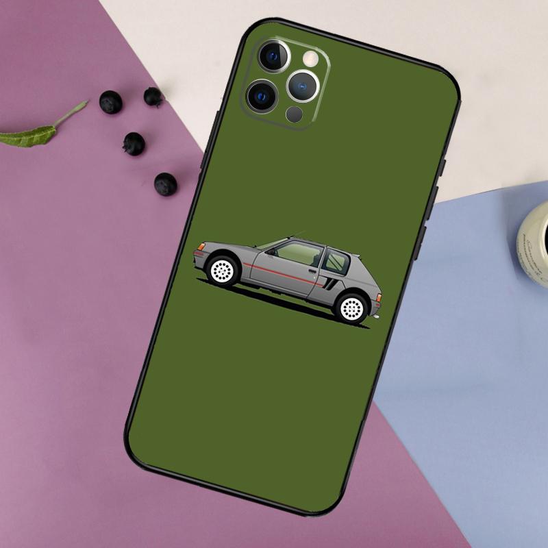 T16 Rally Car Phone Case For iPhone 16 15 14 13 11 12 17 Pro Max mini 15 16 Plus 16e 17 Air Bumper Cover