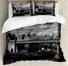 New York Bedding Set Comforter Duvet Cover Pillow Shams NYC That Never Sleeps Reflections On Manhat Bedding Cover Double Bed Set