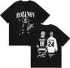 Movie Heated Rivalry Tshirt Retro Print Short Sleeve Loose Overshirt Hollander 24 Rozanov 81 Trendy TShirt