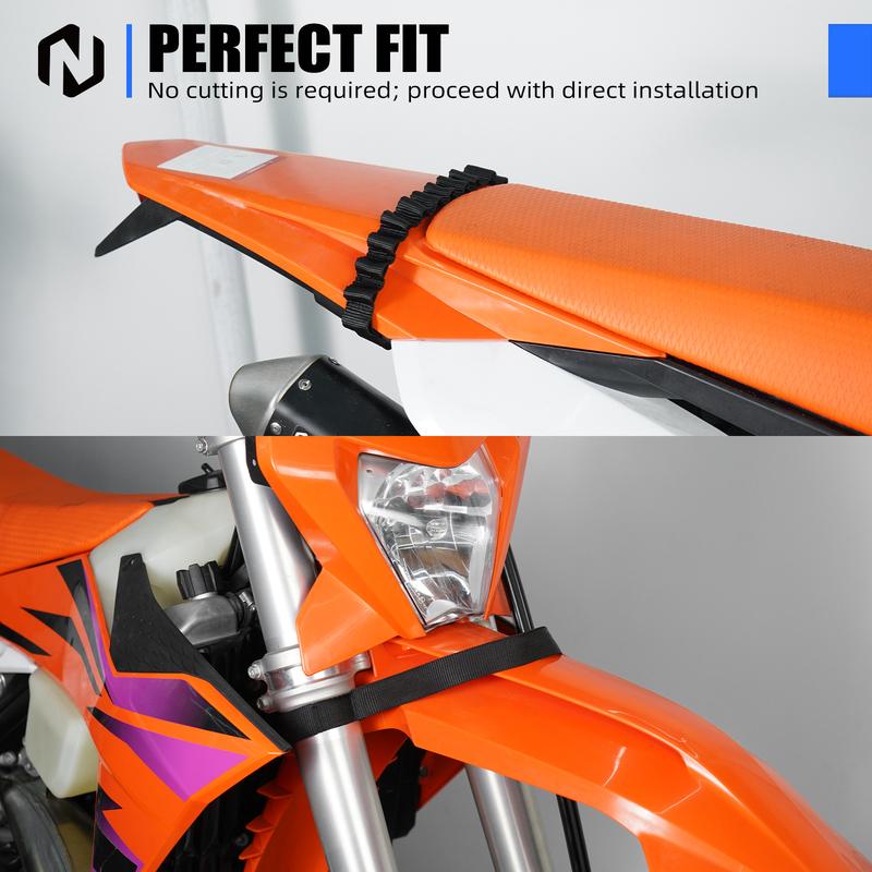 NICECNC For KTM EXC 300 2024 Front Rear Holding Strap Lifting Handle For KTM EXC-F 350 SXF 450 Husqvarna TE 300 GasGas EC 300