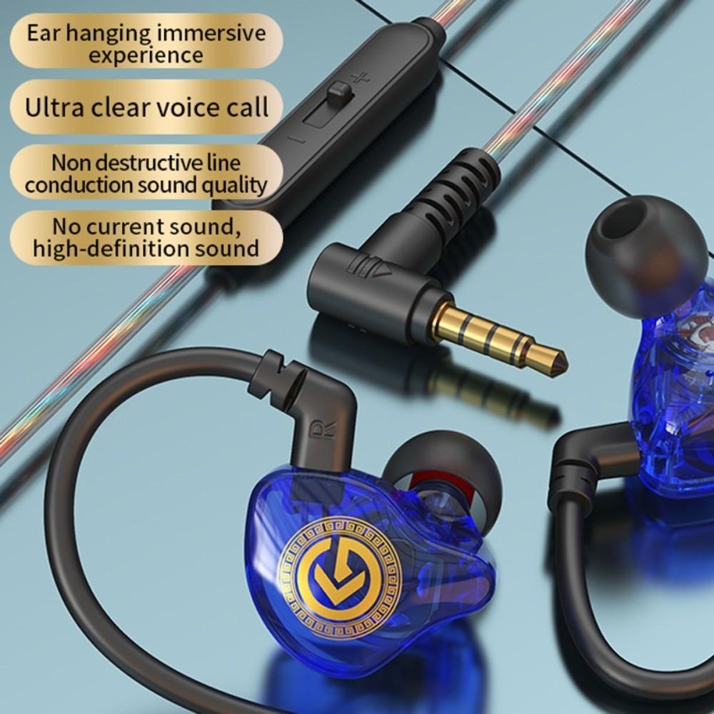In-Ear-Kopfhörer mit Kabel 3,5-mm-Ohrhörer-Headset Kabelgebundenes Headset Mobiltelefon/Tablet/Computer
