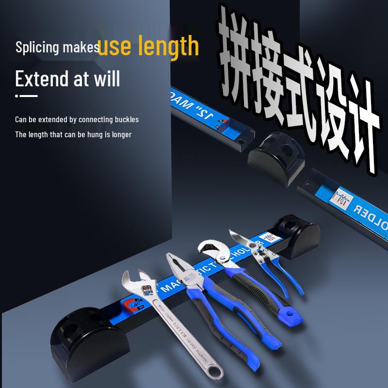 Magnetyczny Stojak do Przechowywania Narzędzi i Noży z Mocnym Chwytem