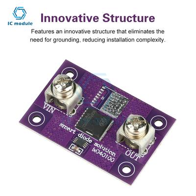 40A 60A High Power No Voltage Limitation Ideal Diode Module Ground-Free Design Reverse Polarity Protection Low Consumption