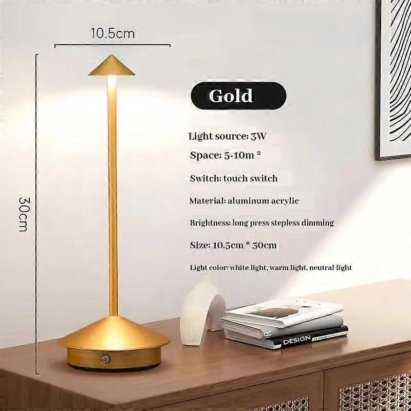 Zafferano Pina Pro LED Table Lamp Dimmable IP54 Indoor Outdoor Corten Steel Base EU Plug Charging 2025-26